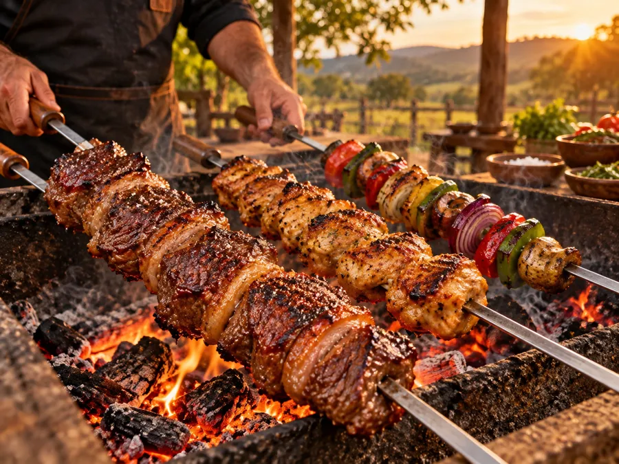 Churrasco no Espeto