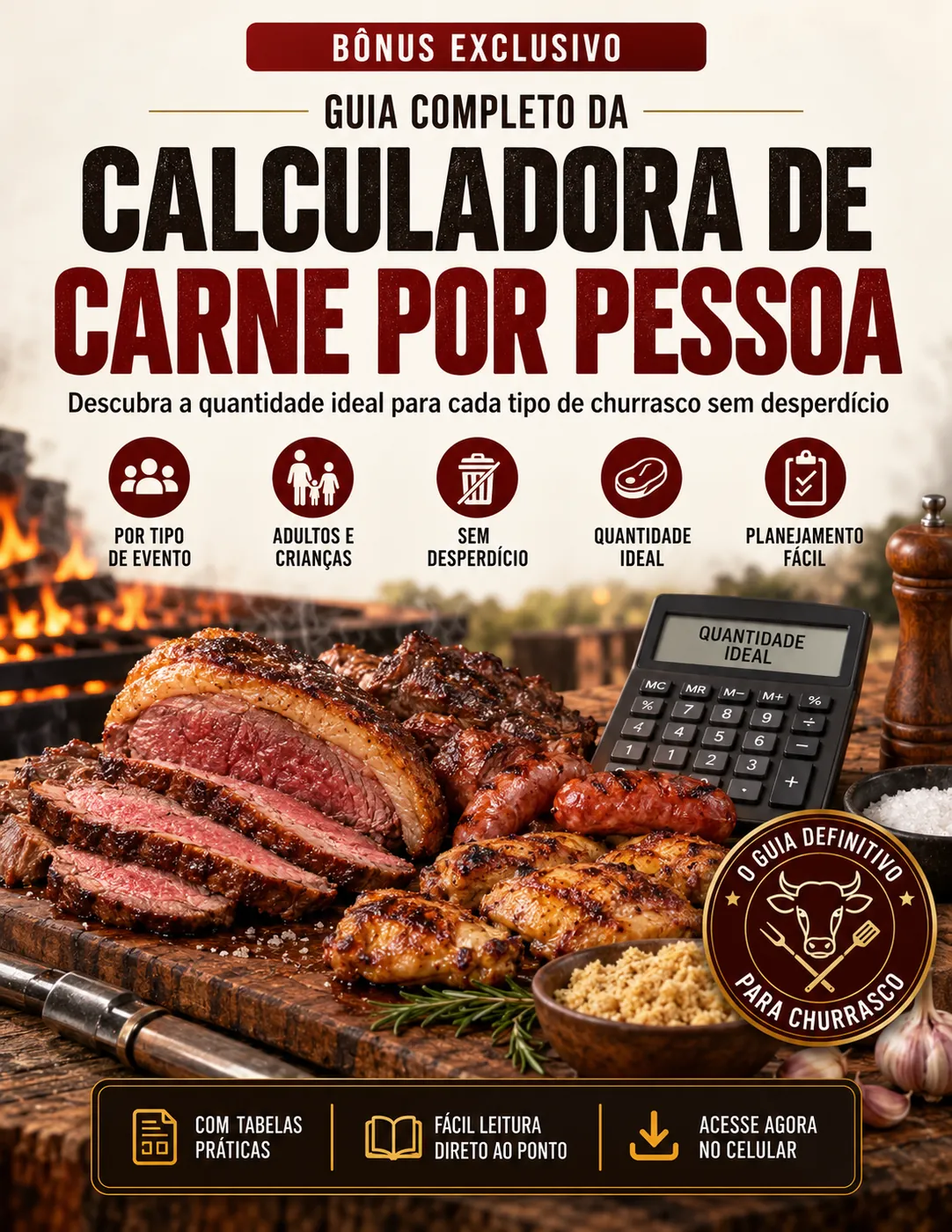 CALCULADORA DE CARNE POR PESSOA