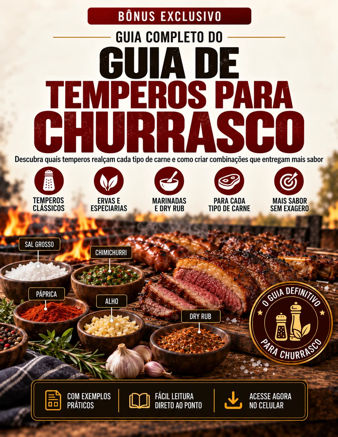 GUIA DE TEMPEROS PARA CHURRASCO