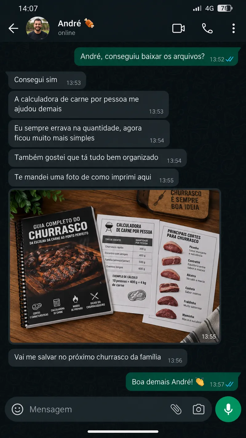 Conversa de cliente 2