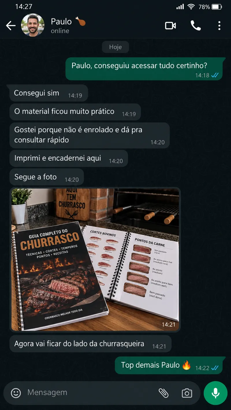 Conversa de cliente 8