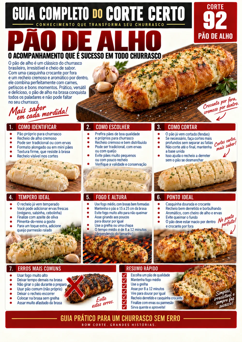 Página do guia: Pão de Alho