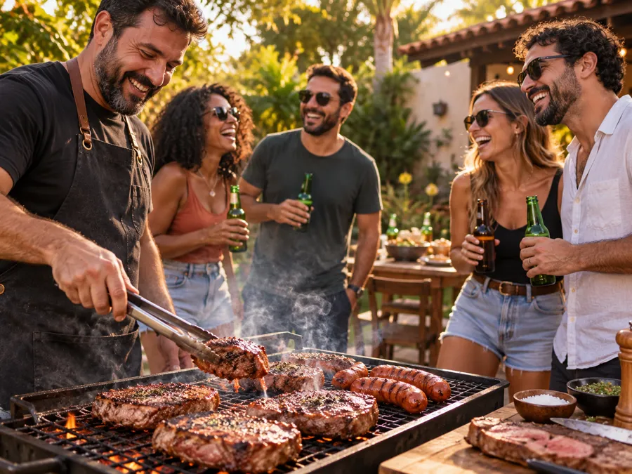 Churrasco com Amigos