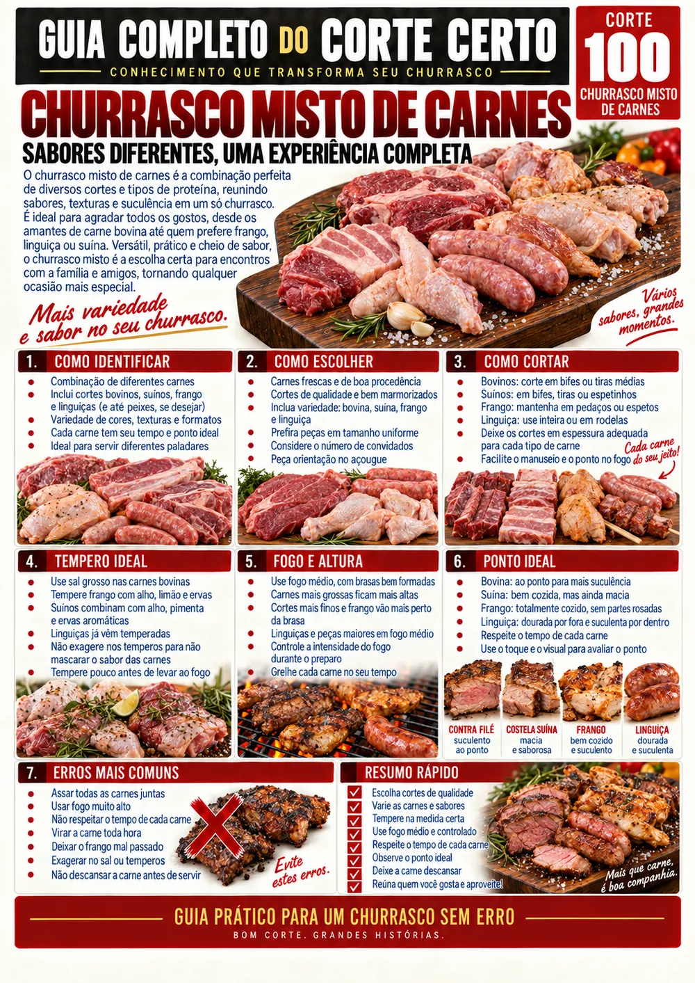 Página do guia: Churrasco Misto de Carnes