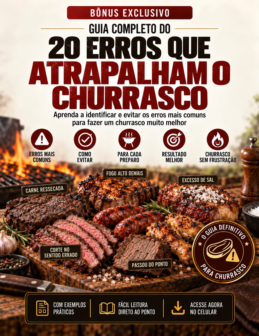 20 ERROS QUE ATRAPALHAM O CHURRASCO