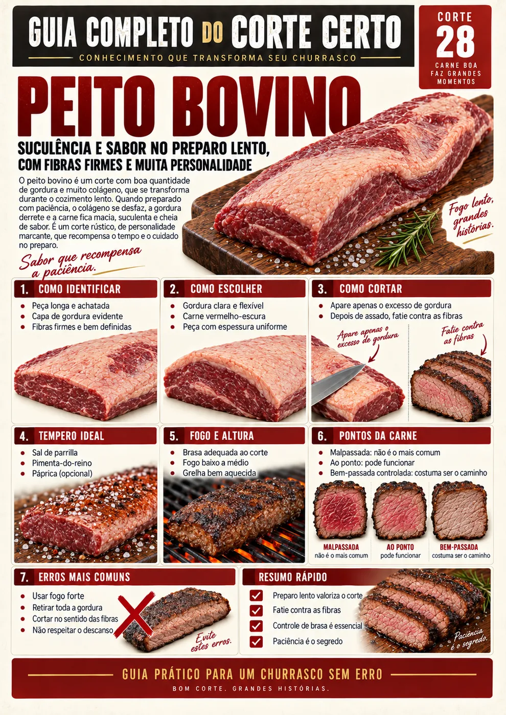 Página do guia: Peito Bovino